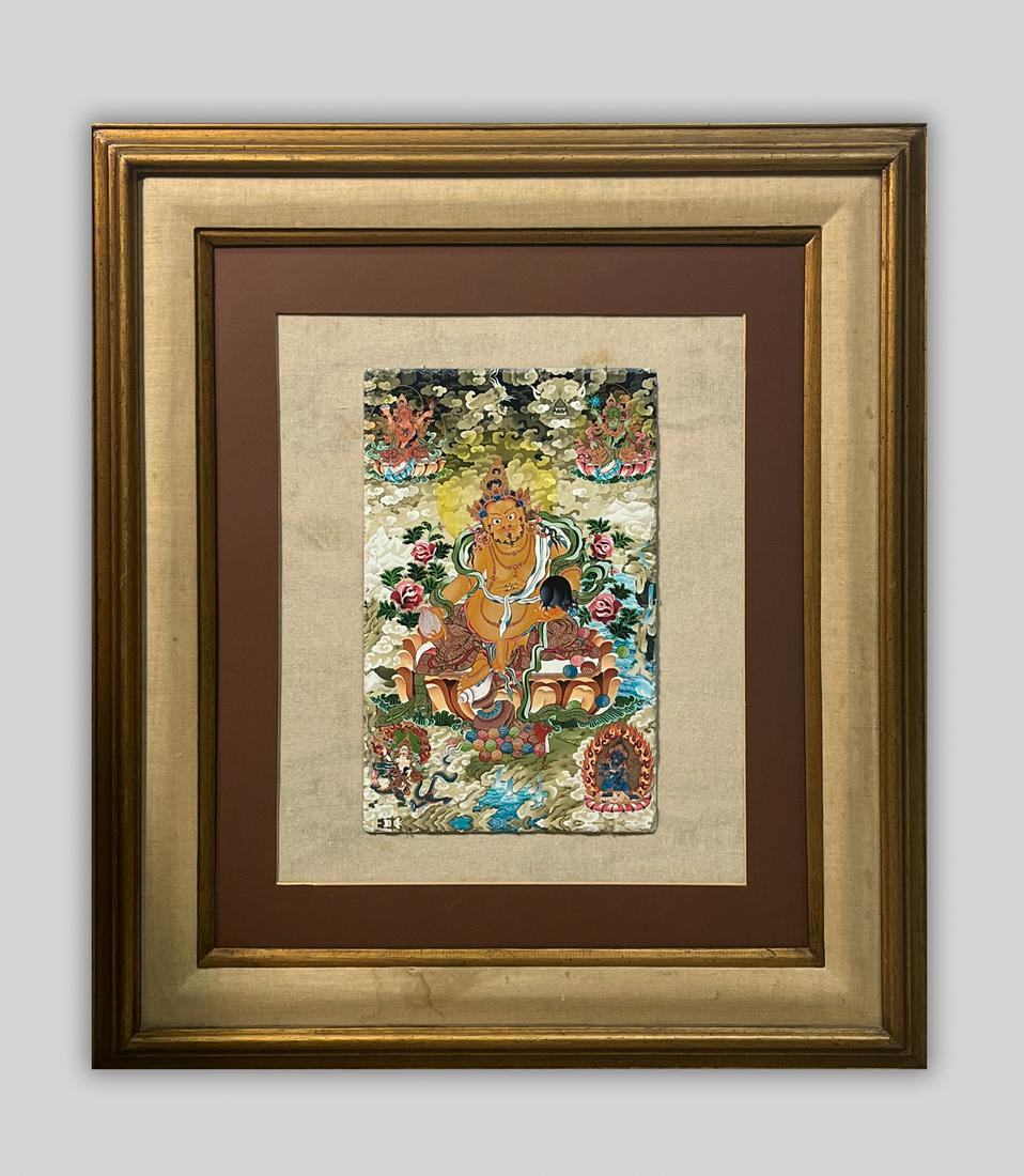 Chinese Tangka on Stone Board (1 of 7)