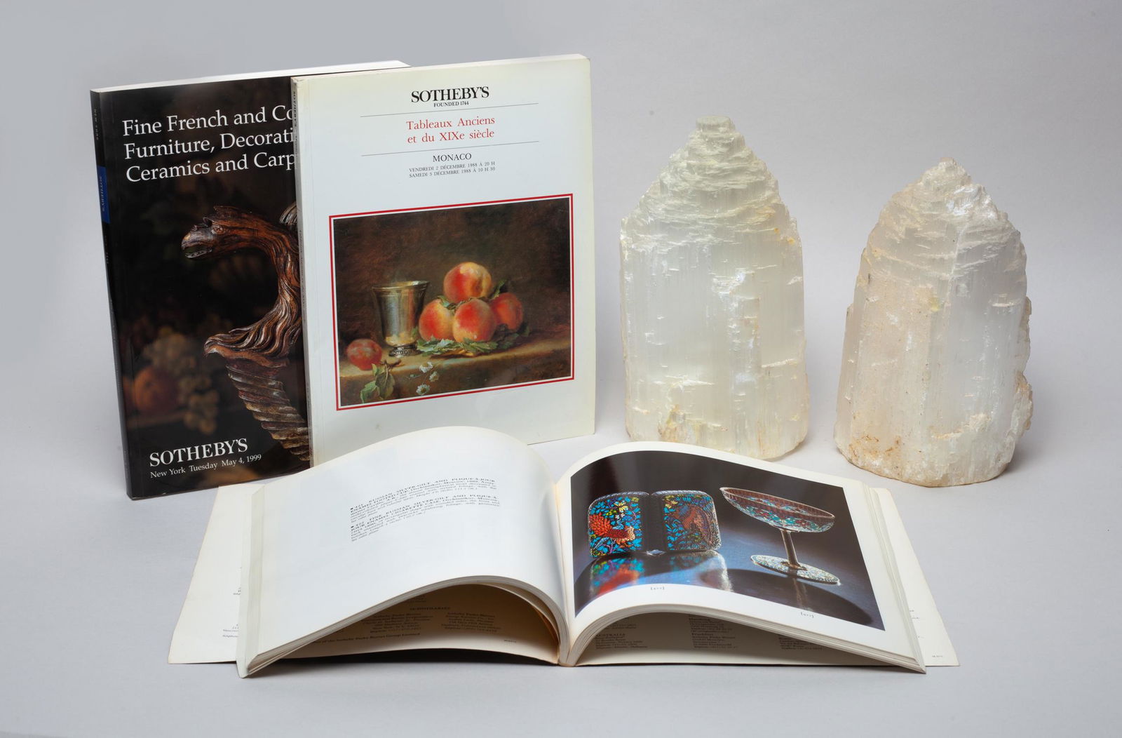 Gemstone Sculptures & Auction Catalogs (1 of 11)