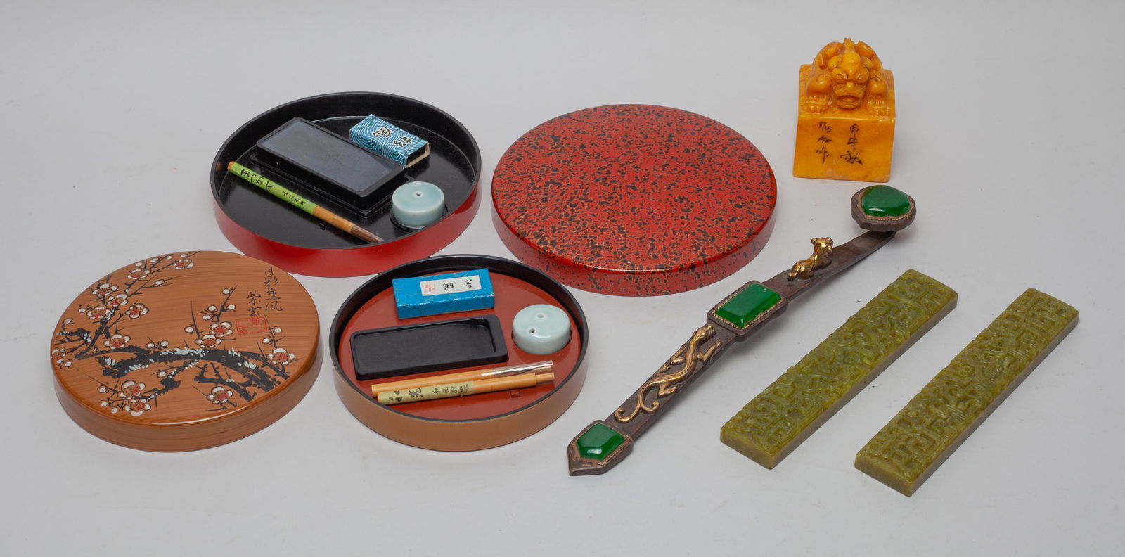 Chinese Stone Seal & Jade Paper Weights (1 of 17)