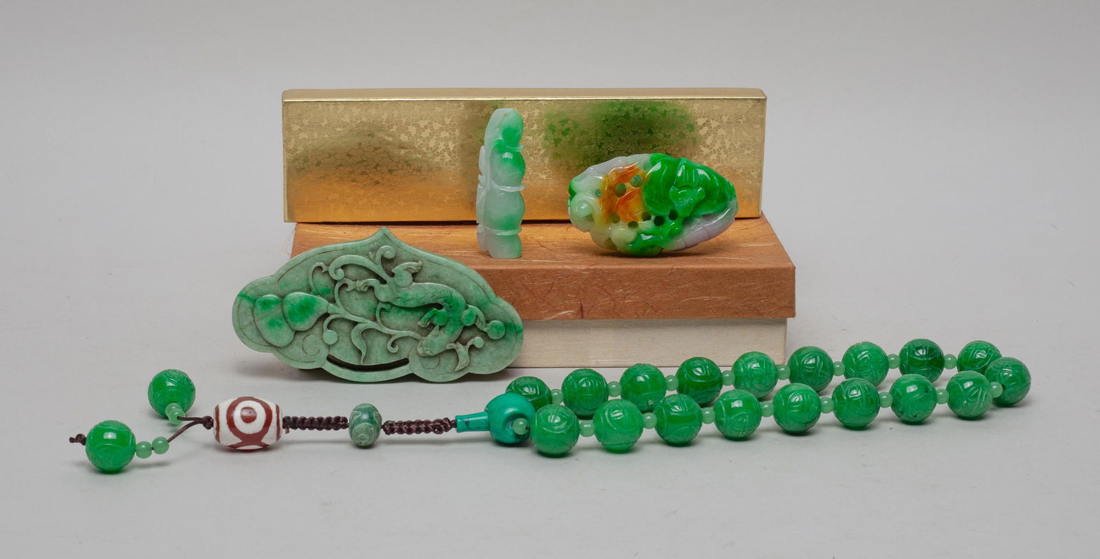 Estate Chinese Jade/ Stone Carvings (1 of 10)