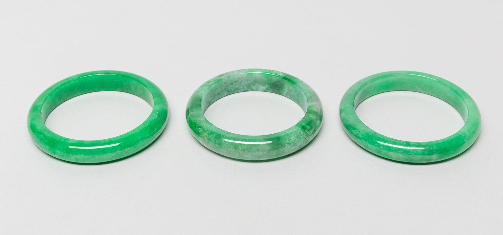 Estate Chinese Jade/ Hard Stone Bangles (1 of 14)