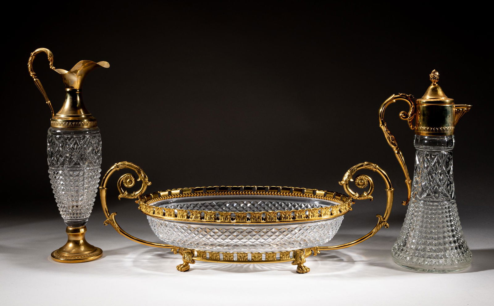 Italian Gilt Glass Services (1 of 9)