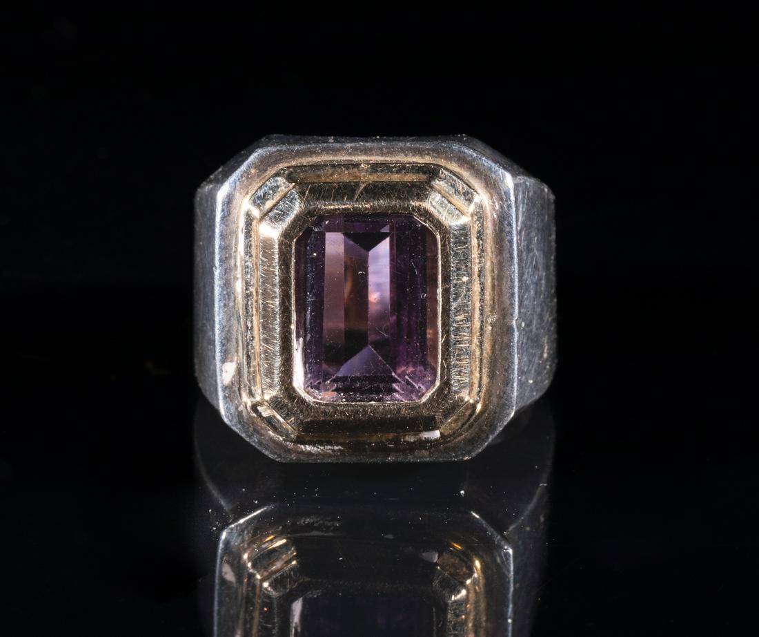 14k White Gold & Amethyst Ring (1 of 7)