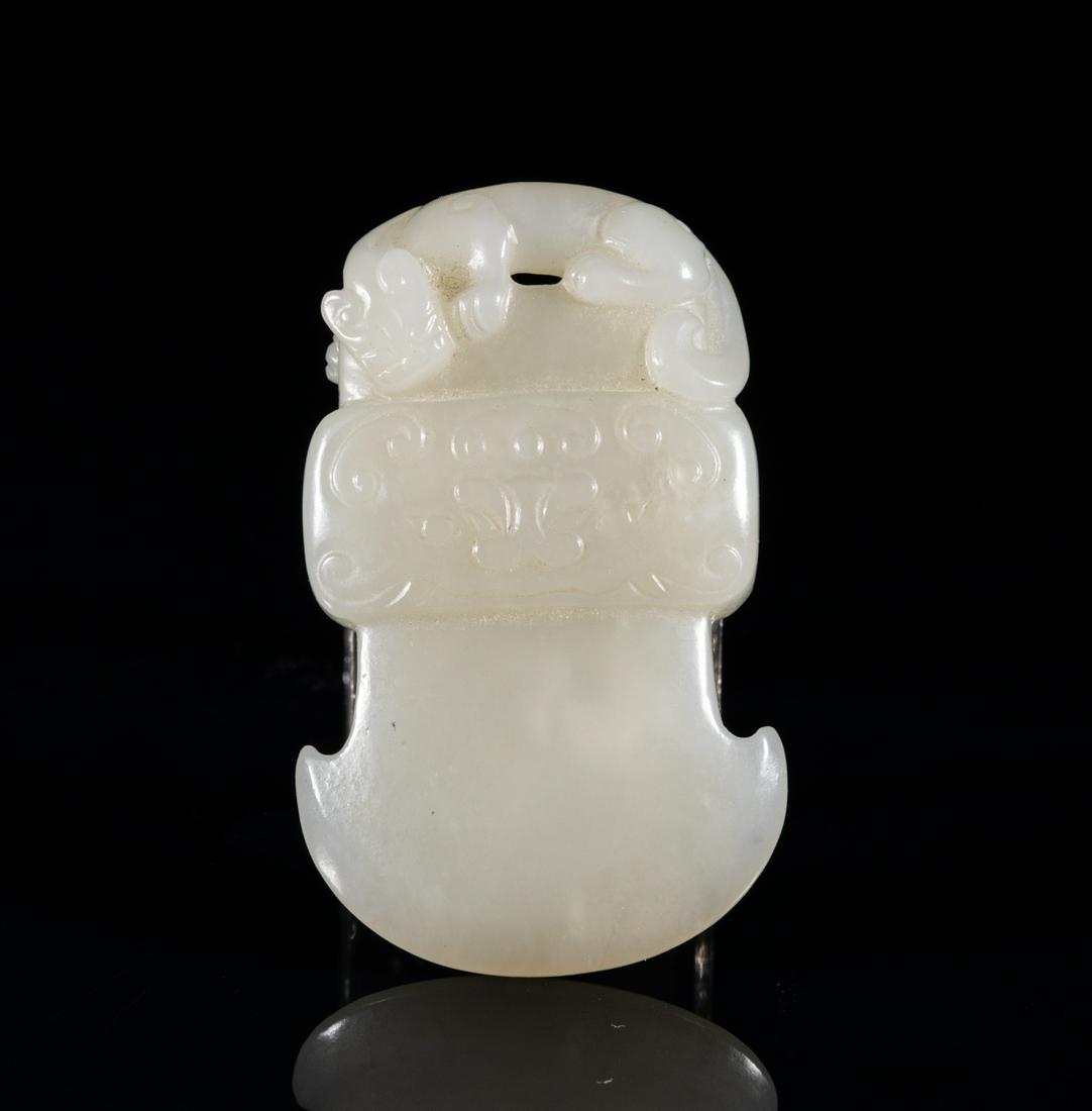 Chinese White Jade Axe (1 of 9)