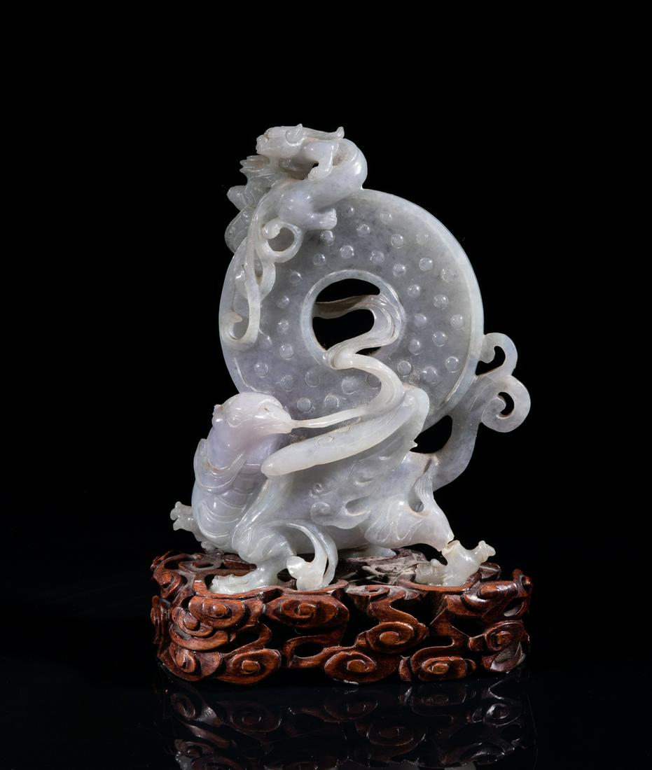 Chinese Jade Jadeite Sculpture, 19th (1 of 8)
