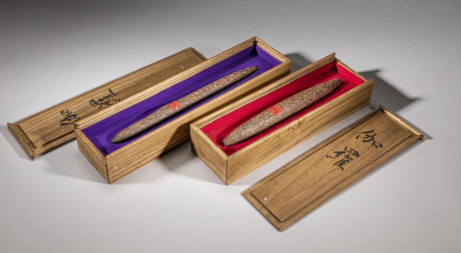 Two Chinese Large Agarwood Toggles (1 of 8)