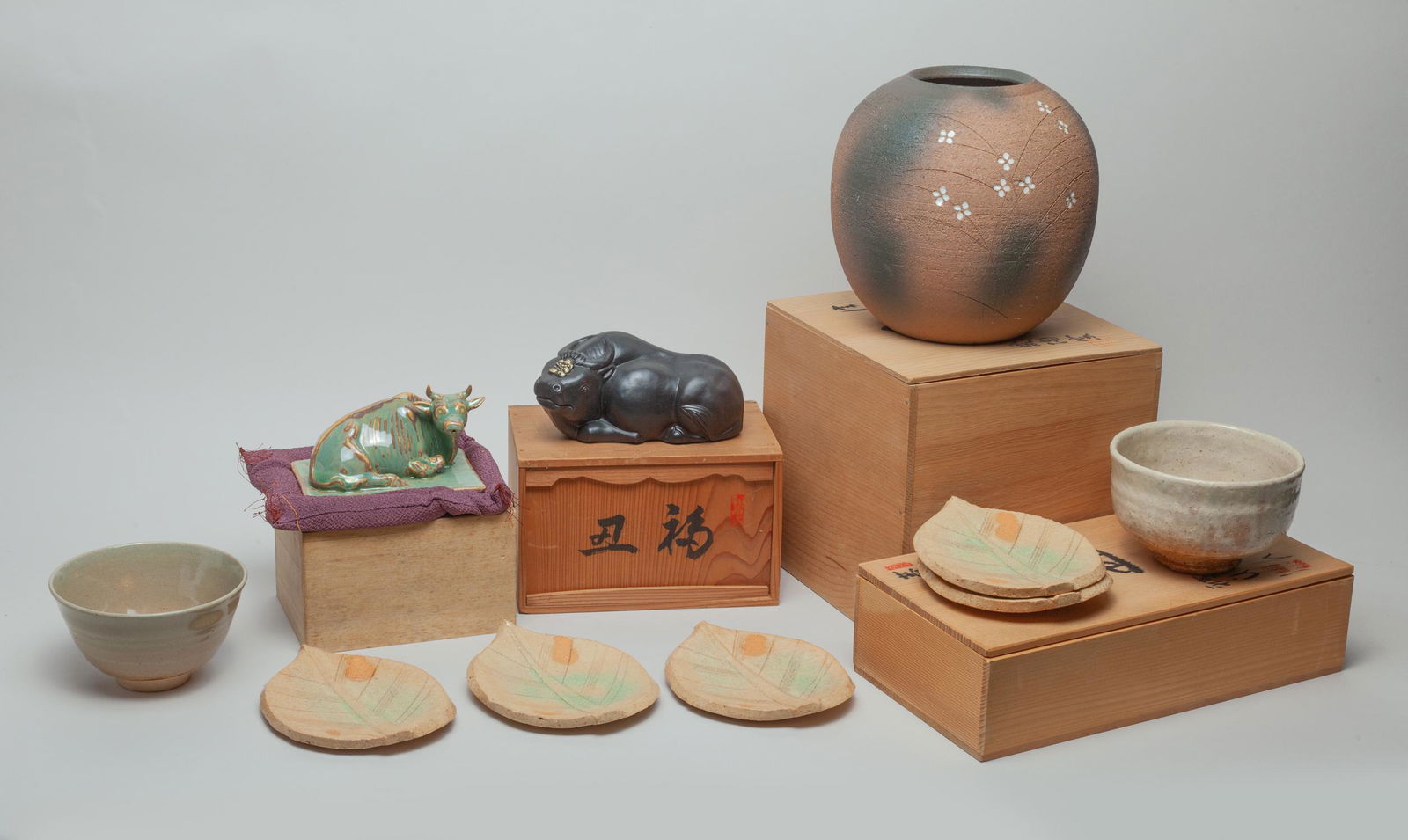 Antique/ Vintage Japanese Vase & Tea Sets (1 of 13)