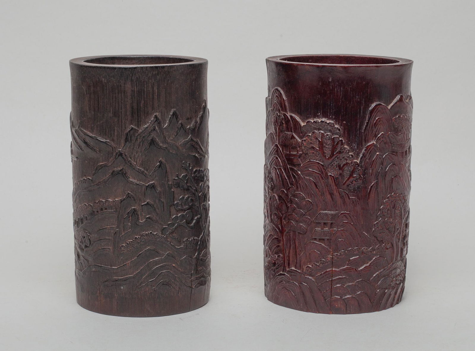Two Chinese Bamboo Brush Pot (1 of 13)