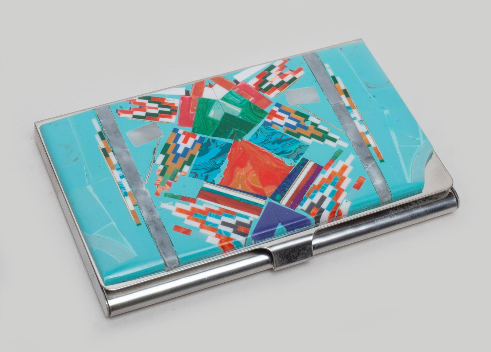 Zuni Turquoise, Malachite & Stone Case (1 of 8)