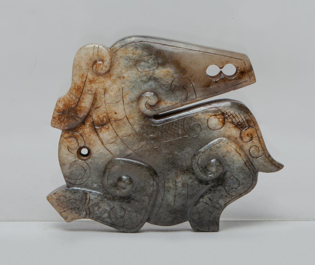 Chinese Jade Carved Beast (1 of 10)