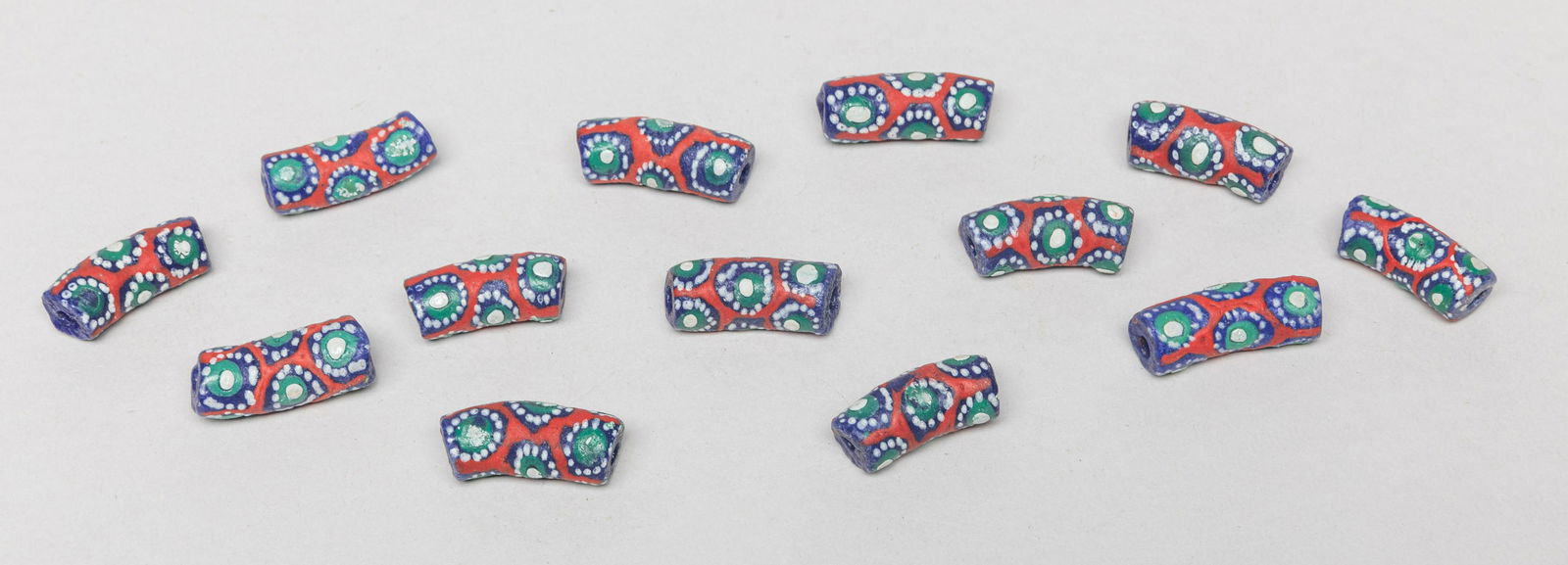 Roman Type Long Glass Trade Beads (1 of 8)