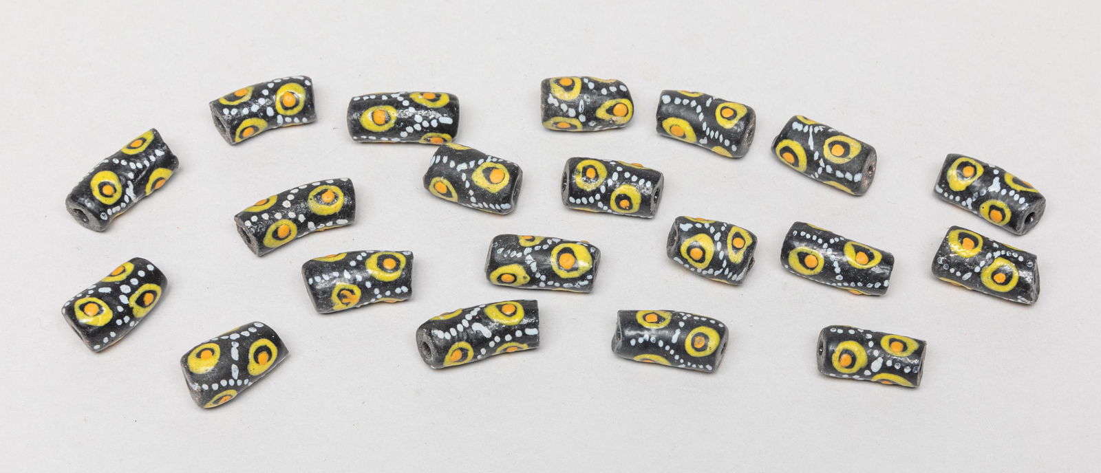 Roman Type Long Dragonfly Glass Trade Beads (1 of 10)