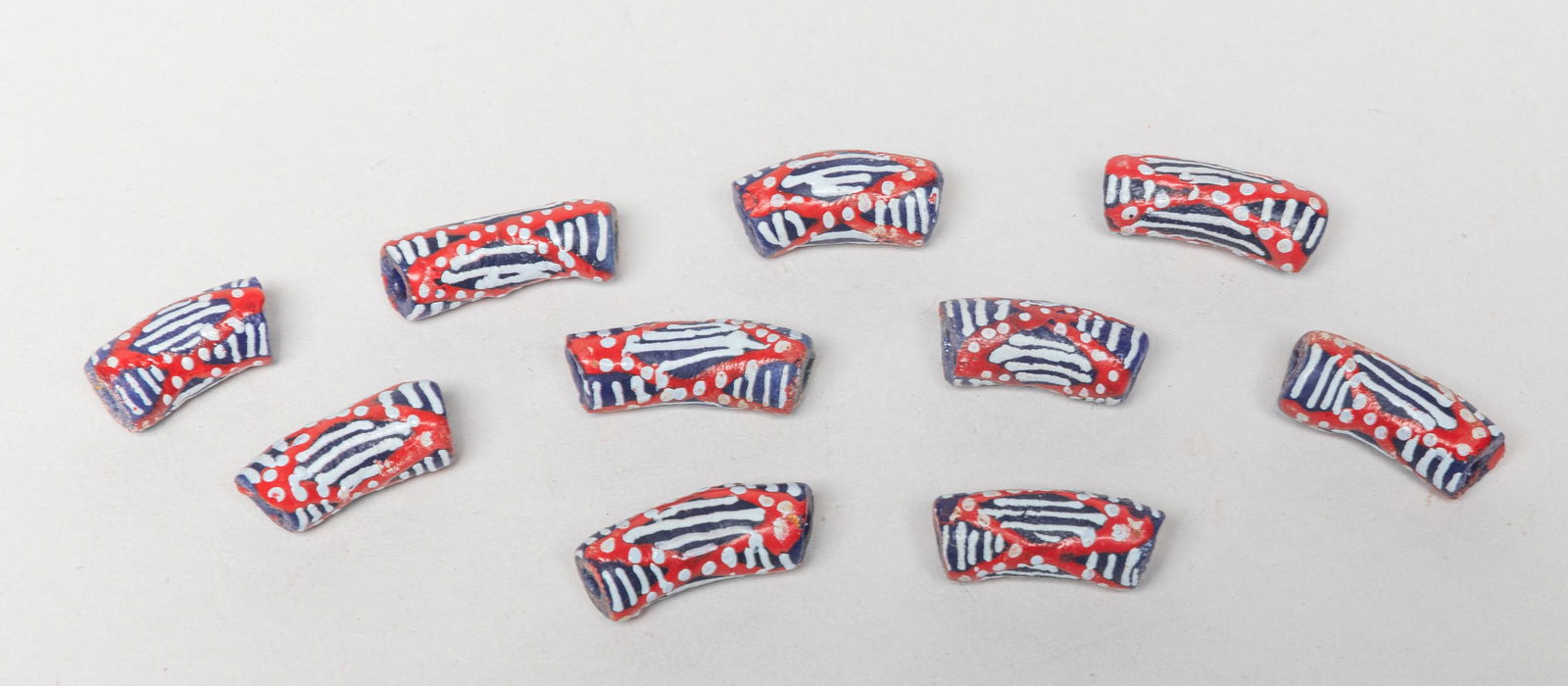 Special Roman Type Long Glass Trade Beads (1 of 8)