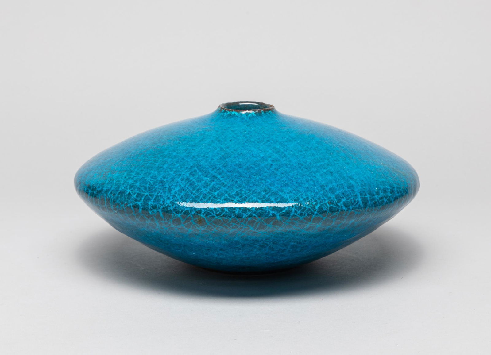 Hand Thrown Turquoise Glazed Vase (1 of 10)