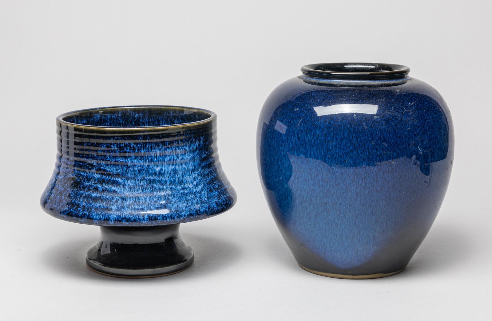 Flambe Glazed Stoneware Garden Jar (1 of 11)