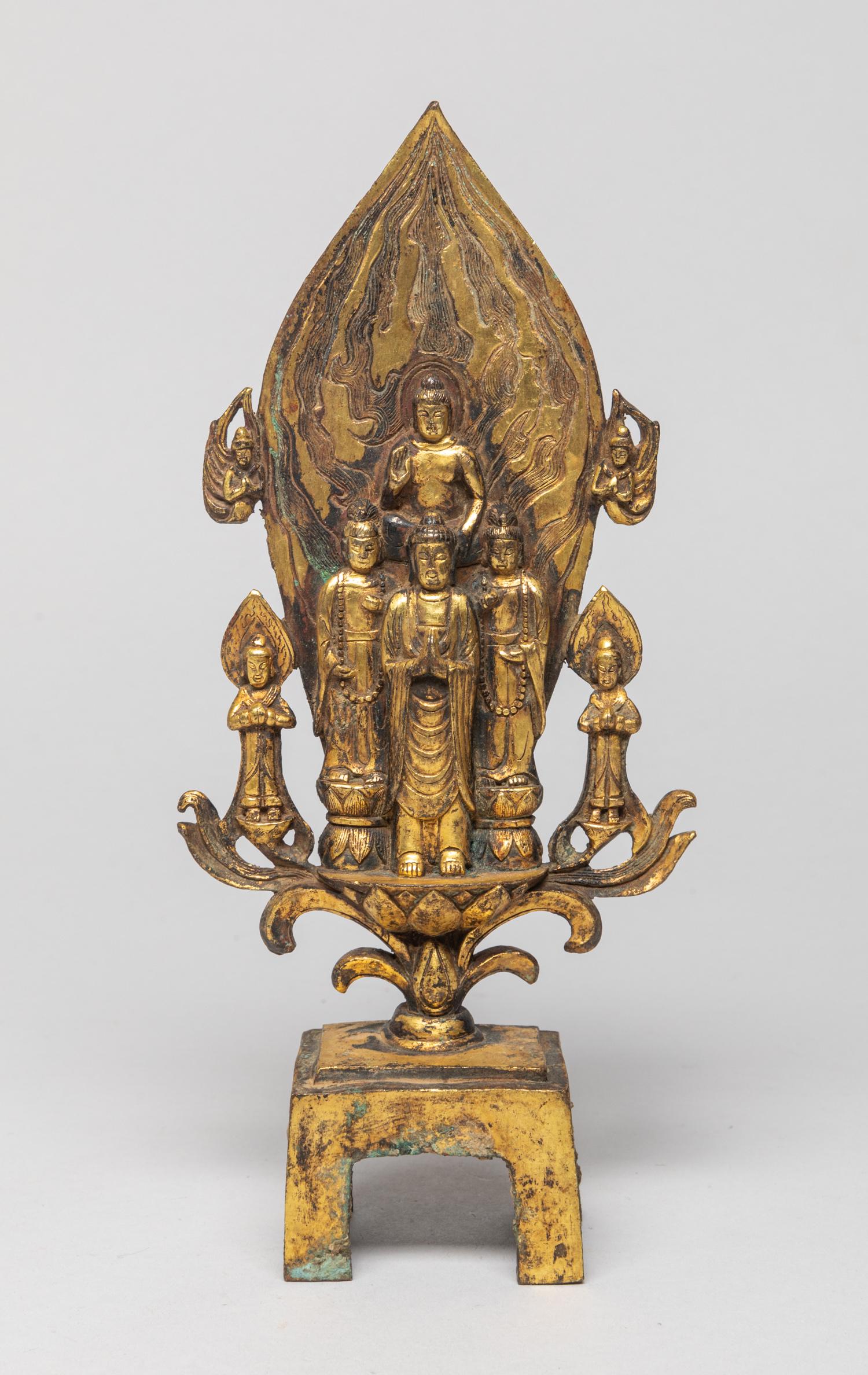 Rare Chinese Gilt Bronze Buddha (1 of 12)