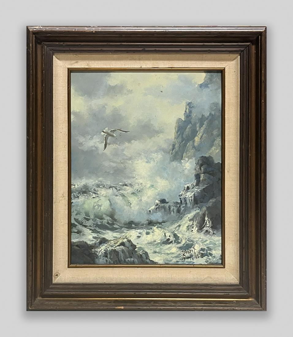 Vintage Oil Painting on Board (1 of 11)