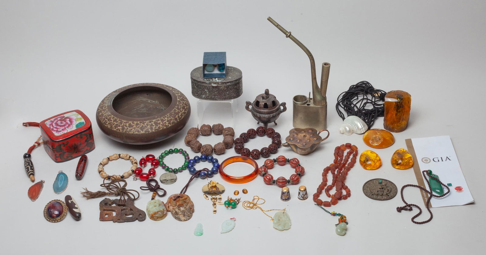 Chinese Brass, Beads & Jewelry Sets (1 of 14)