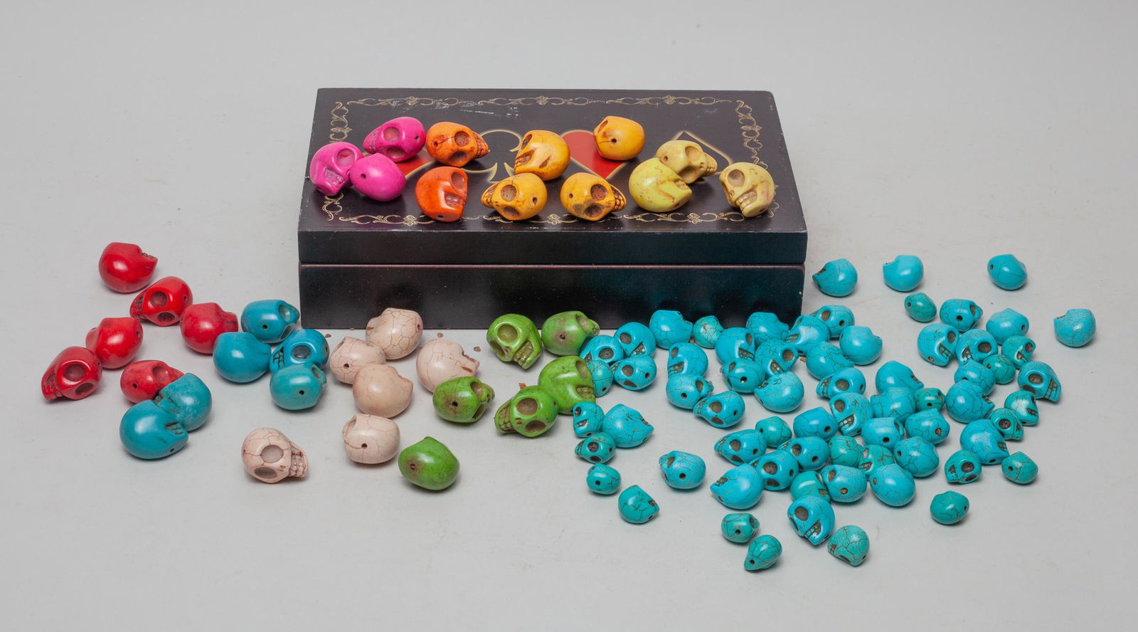 Box of Tibetan Skull Beads Collection (1 of 8)