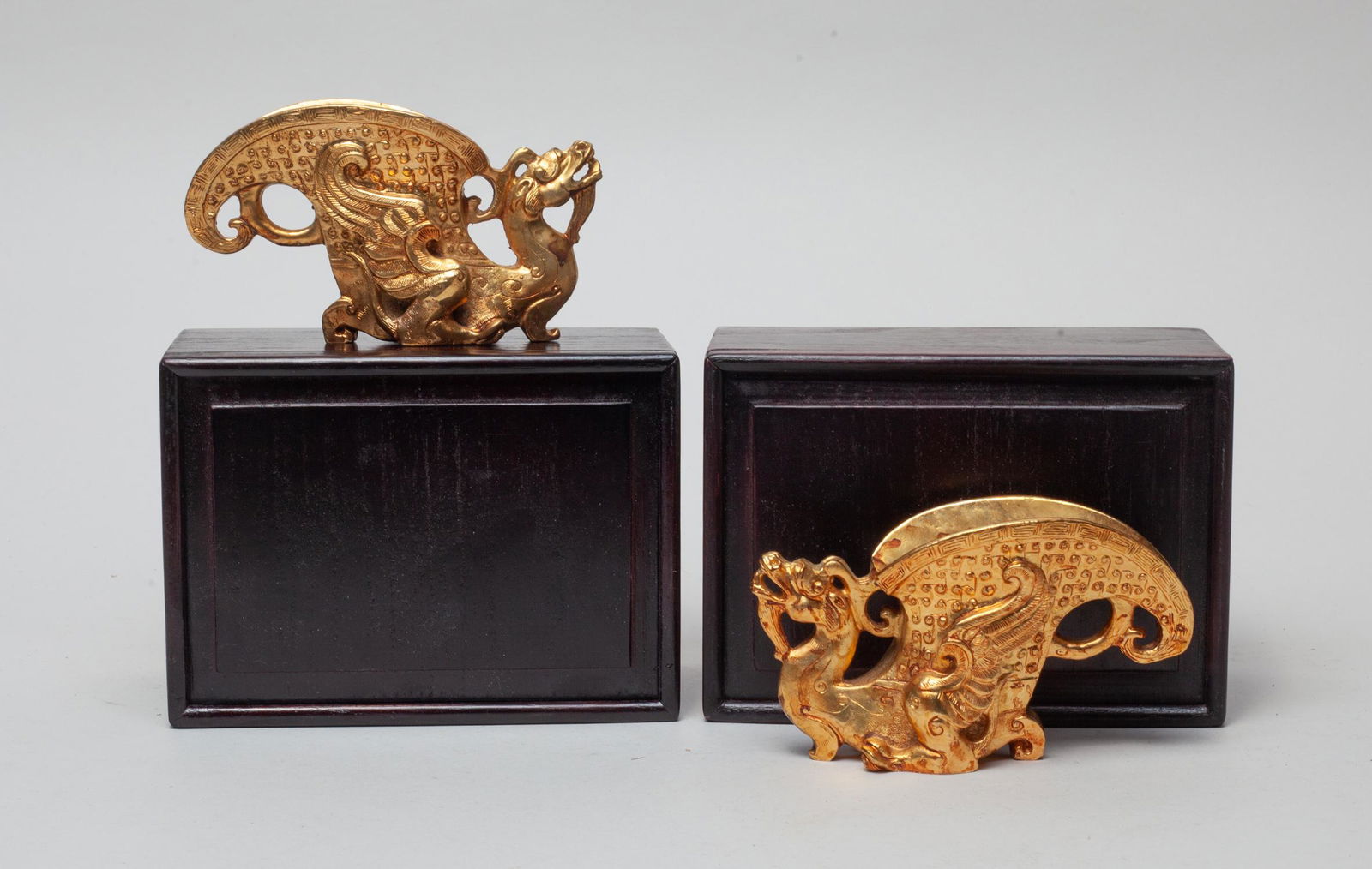 Pair Asian Gilt Bronze Sculptures (1 of 12)