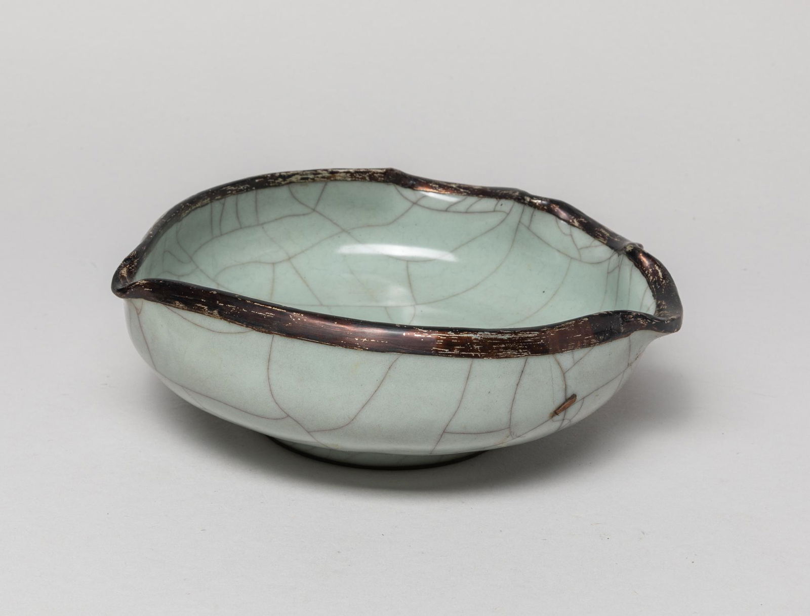 Repaired Chinese Ge Stoneware Porcelain Washer (1 of 8)