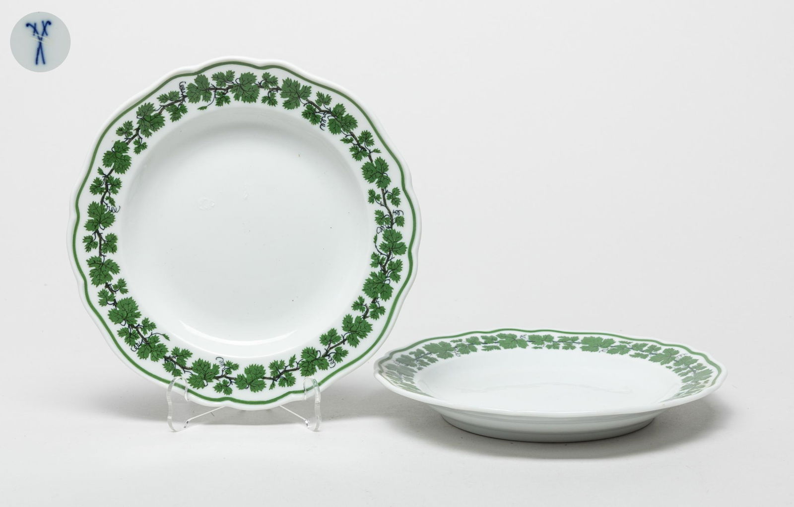 Pair Meissen Porcelain Plates (1 of 6)