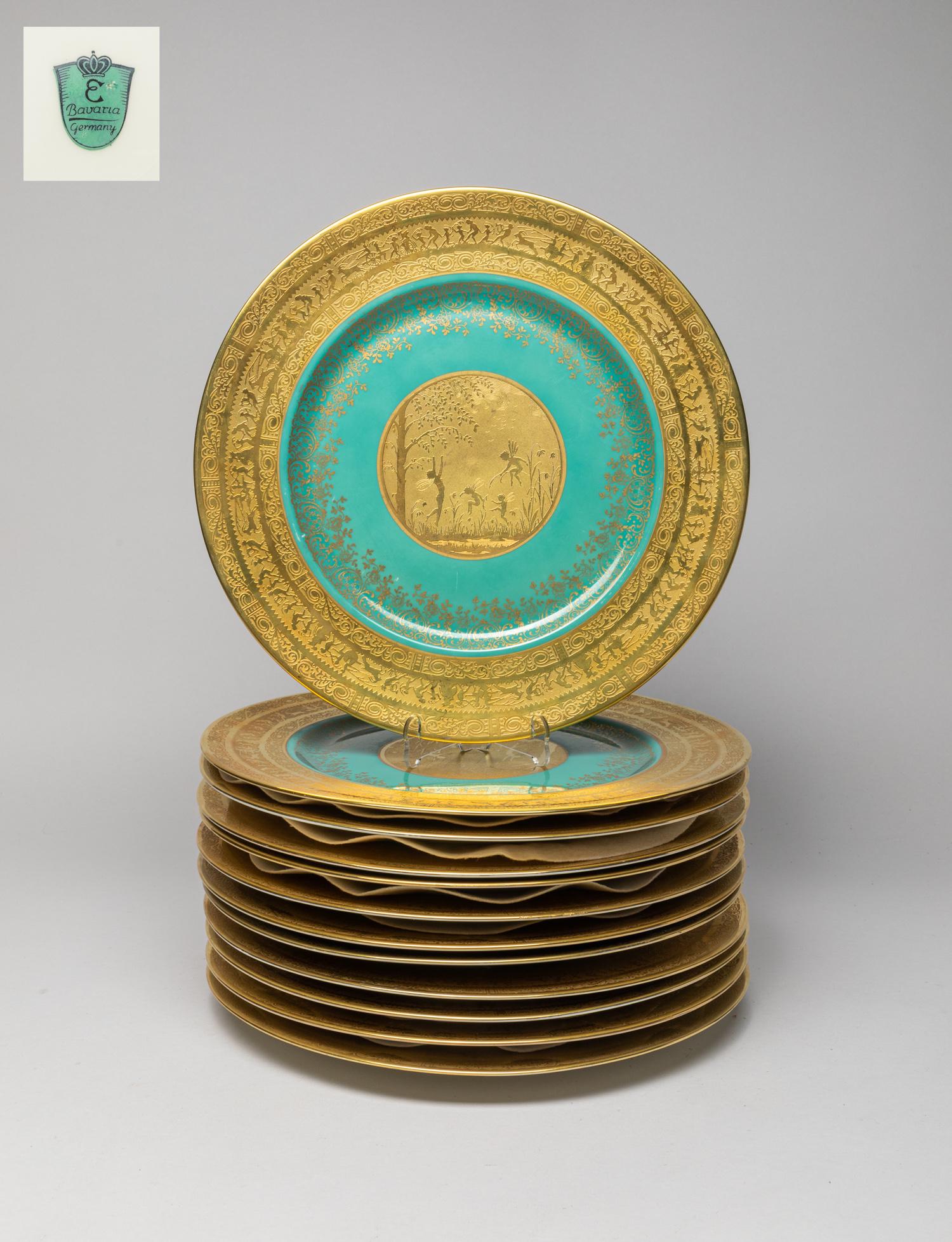 Germany Bavaria Porcelain Plates (1 of 11)