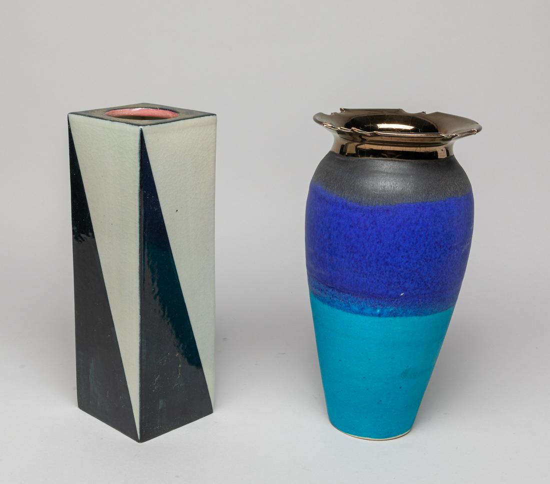 Two Modern Art Pottery Vases (1 of 10)