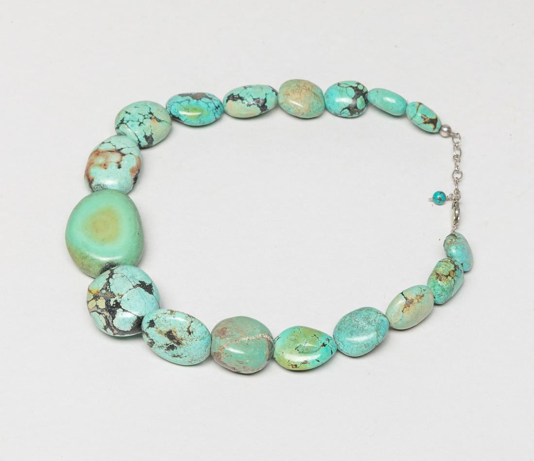 Vintage American Indian Type Turquoise Necklace (1 of 8)