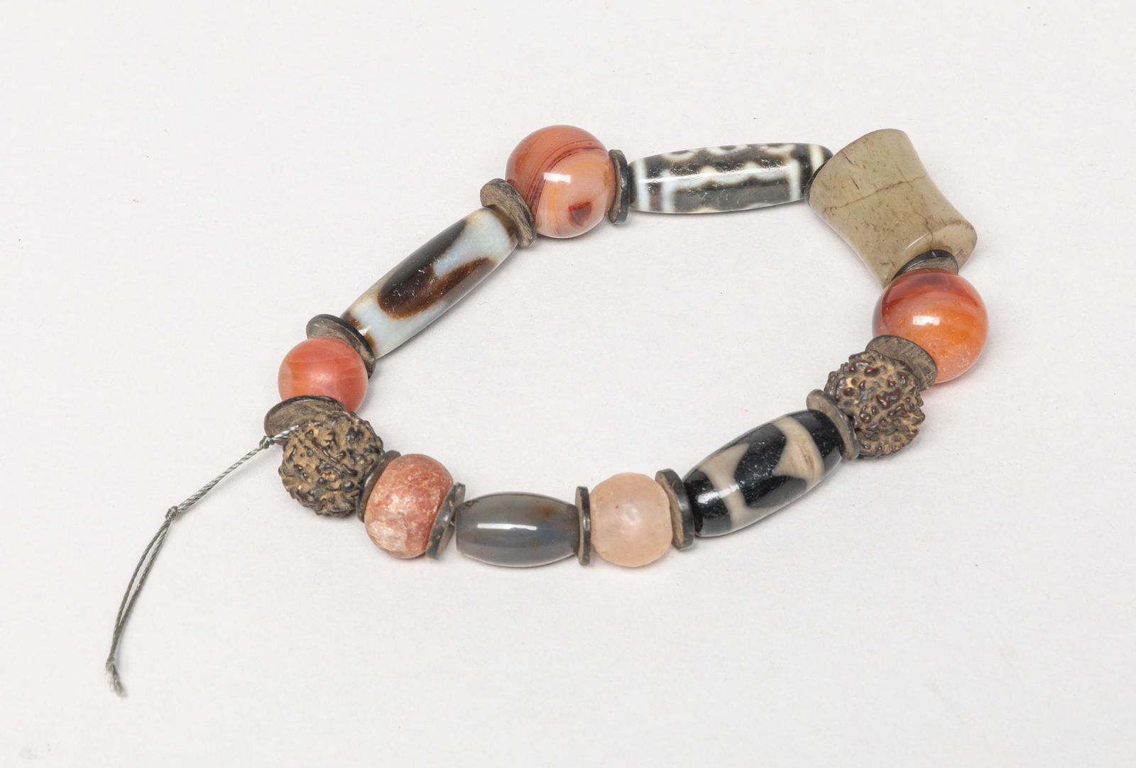 Chinese Jade, Dzi & Agate Beads (1 of 9)