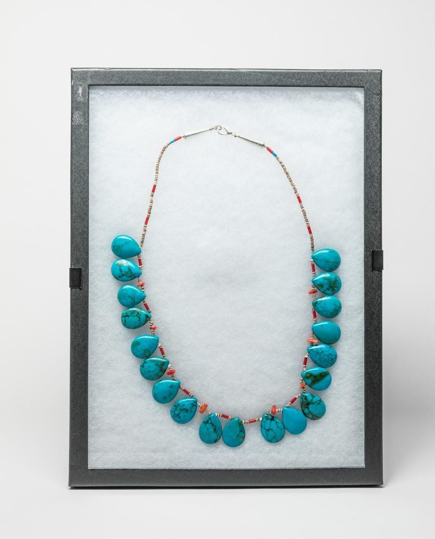 Large Zuni Turquoise Like Necklace (1 of 8)