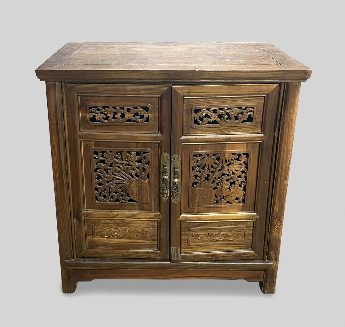 Chinese Wood Night Side Table (1 of 8)