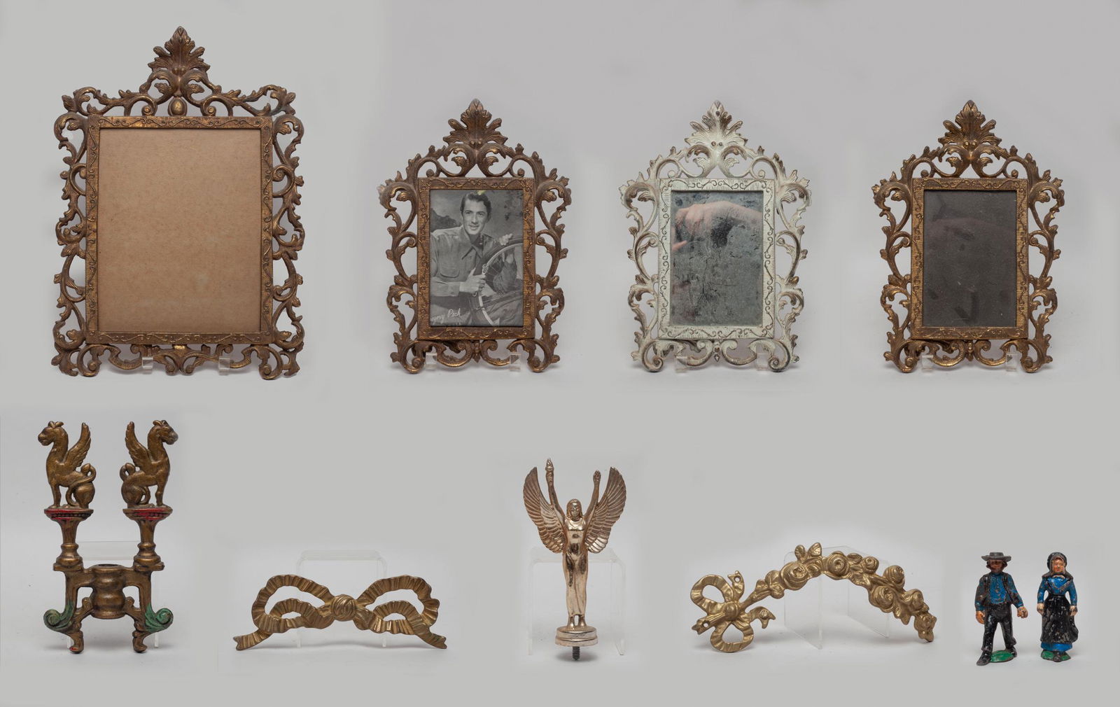 Vintage Gilt Bronze & Cast Irons (1 of 19)