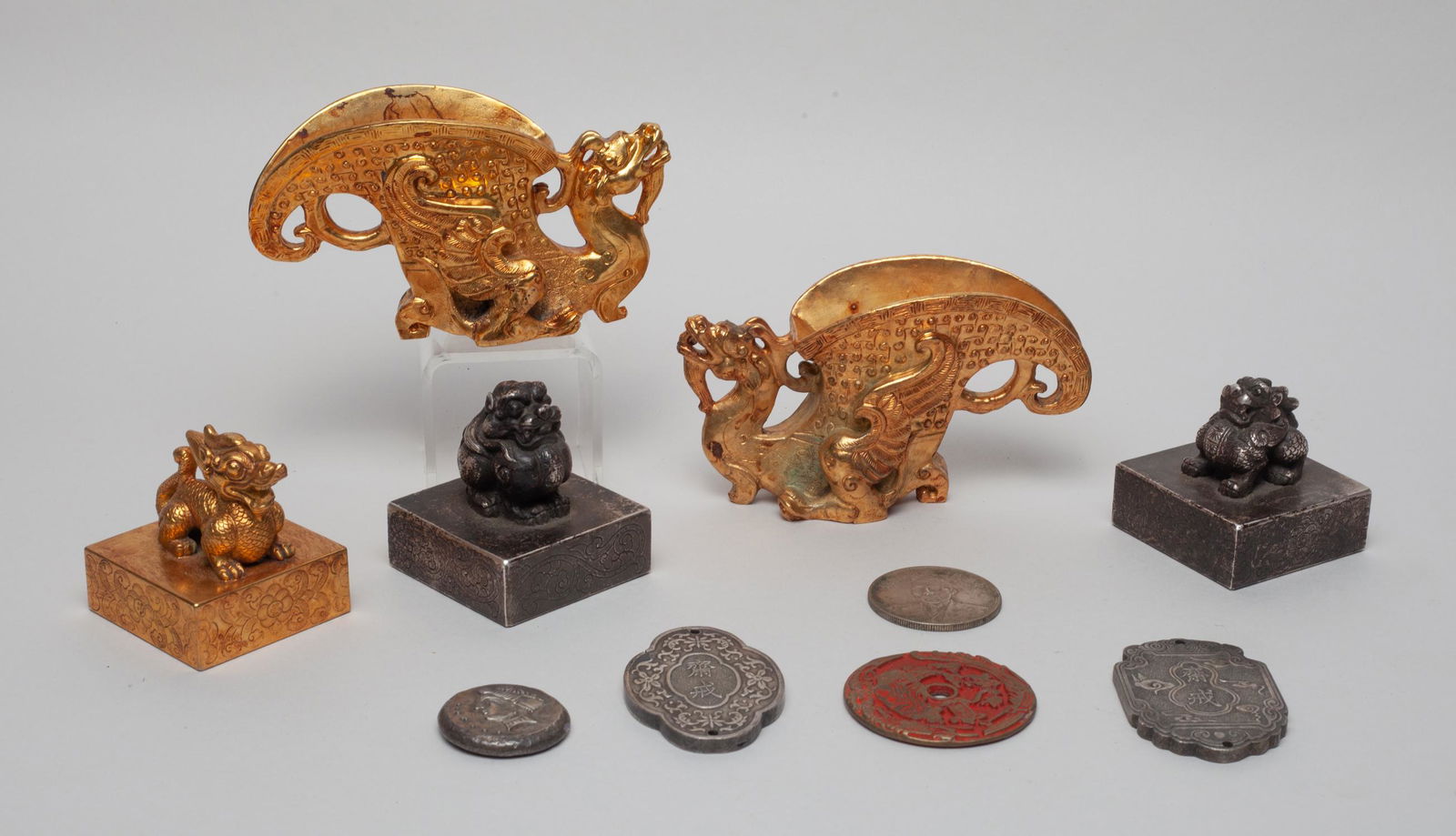 Estate Chinese Bronze/Metal Pieces (1 of 12)