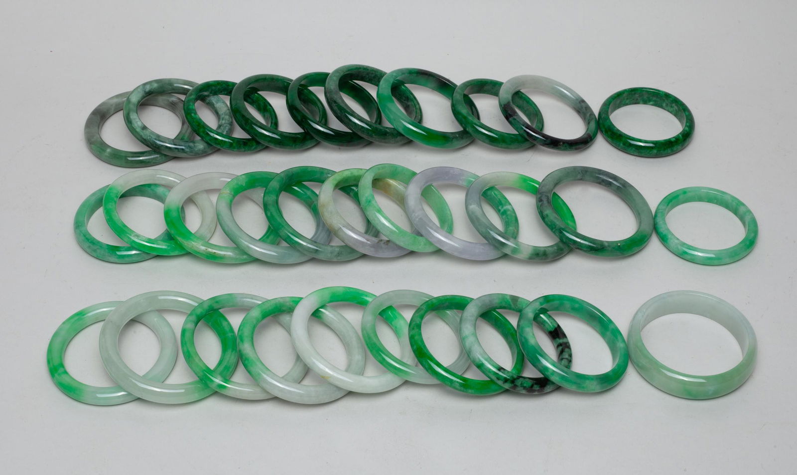 Estate Chinese Color Stone Bangle (1 of 13)