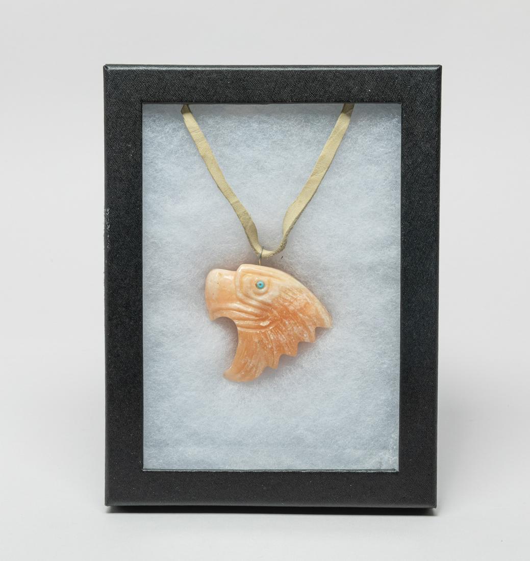 Zuni Carved Eagle Pendant (1 of 7)