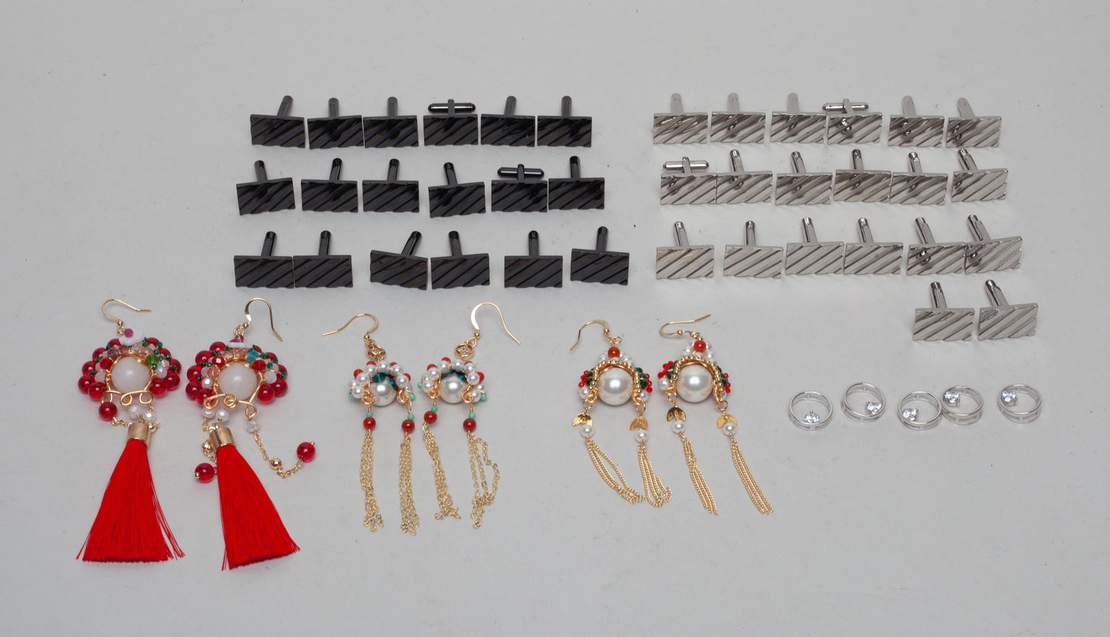 Estate Cufflinks & Earrings (1 of 10)