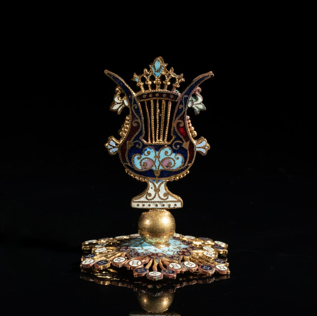 France Cloisonne Table Sculpture (1 of 8)