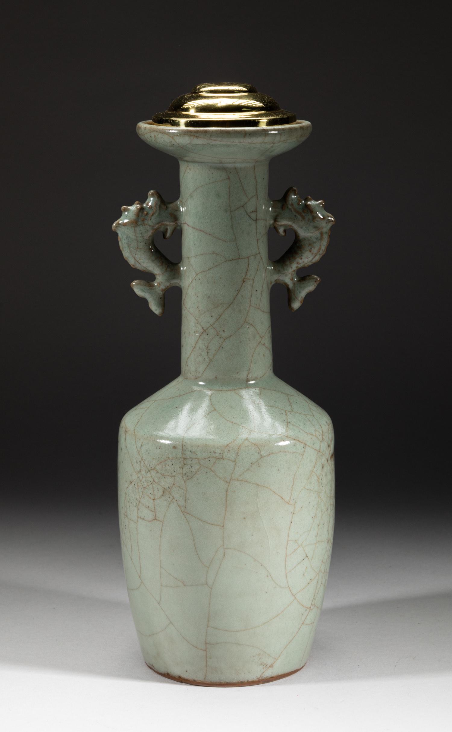 Tall Chinese Ming Type Porcelain Vase (1 of 11)