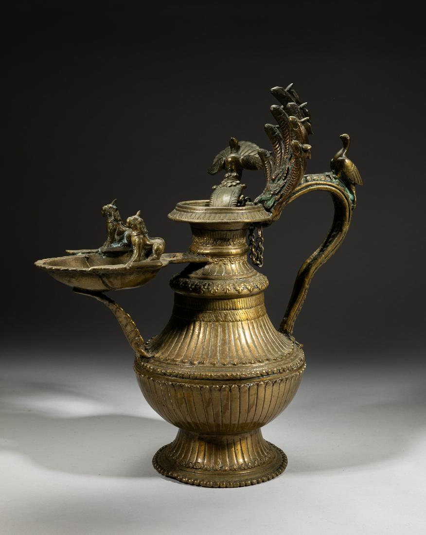 Massive Indian Temple Used Bronze Pot (1 of 12)