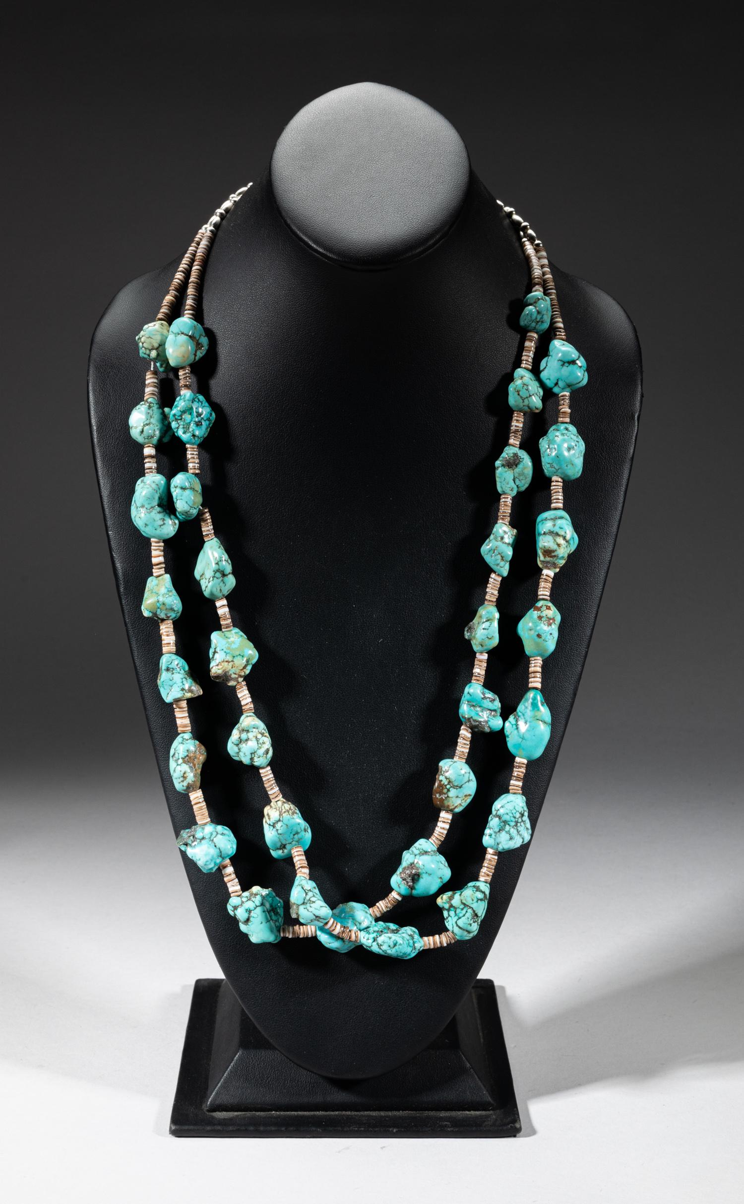 Vintage Zuni Turquoise Like Necklace (1 of 8)