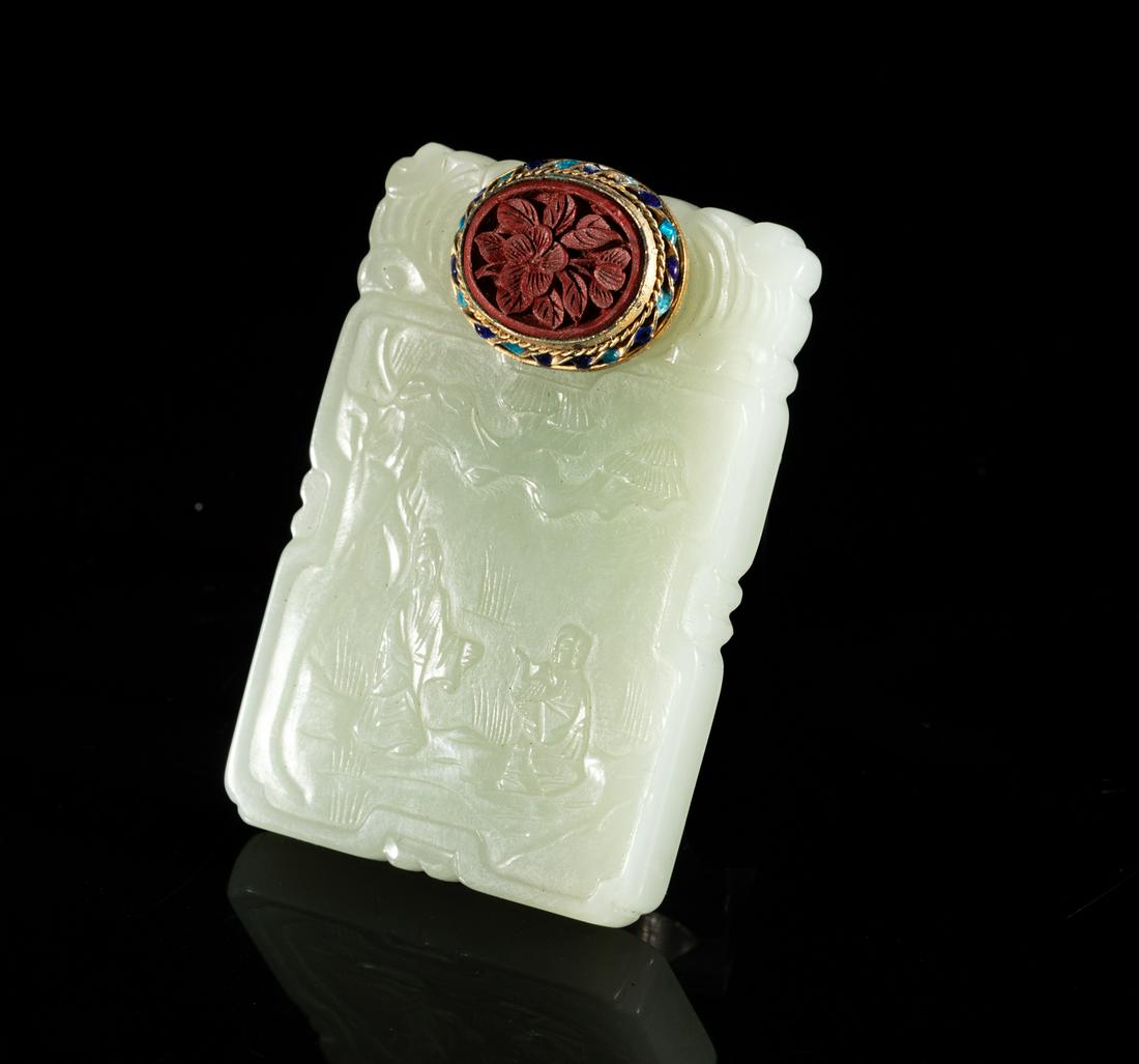 Chinese White Jade w. Cinnabar (1 of 14)