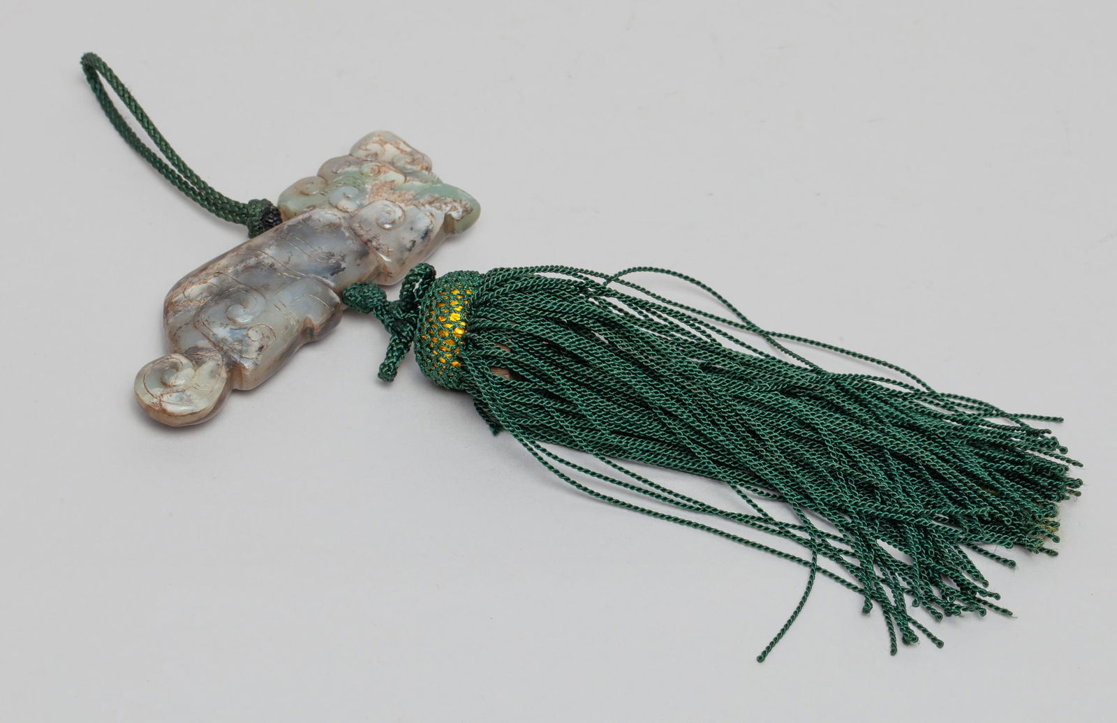 Large Chinese Jade Pendant Beast (1 of 9)