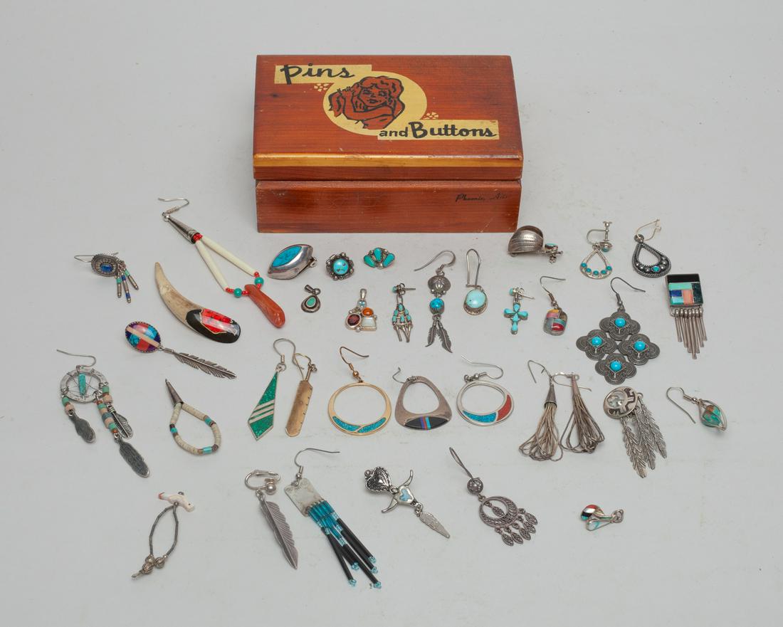 American Indian Type Jewelry, Including Silver (1 of 12)