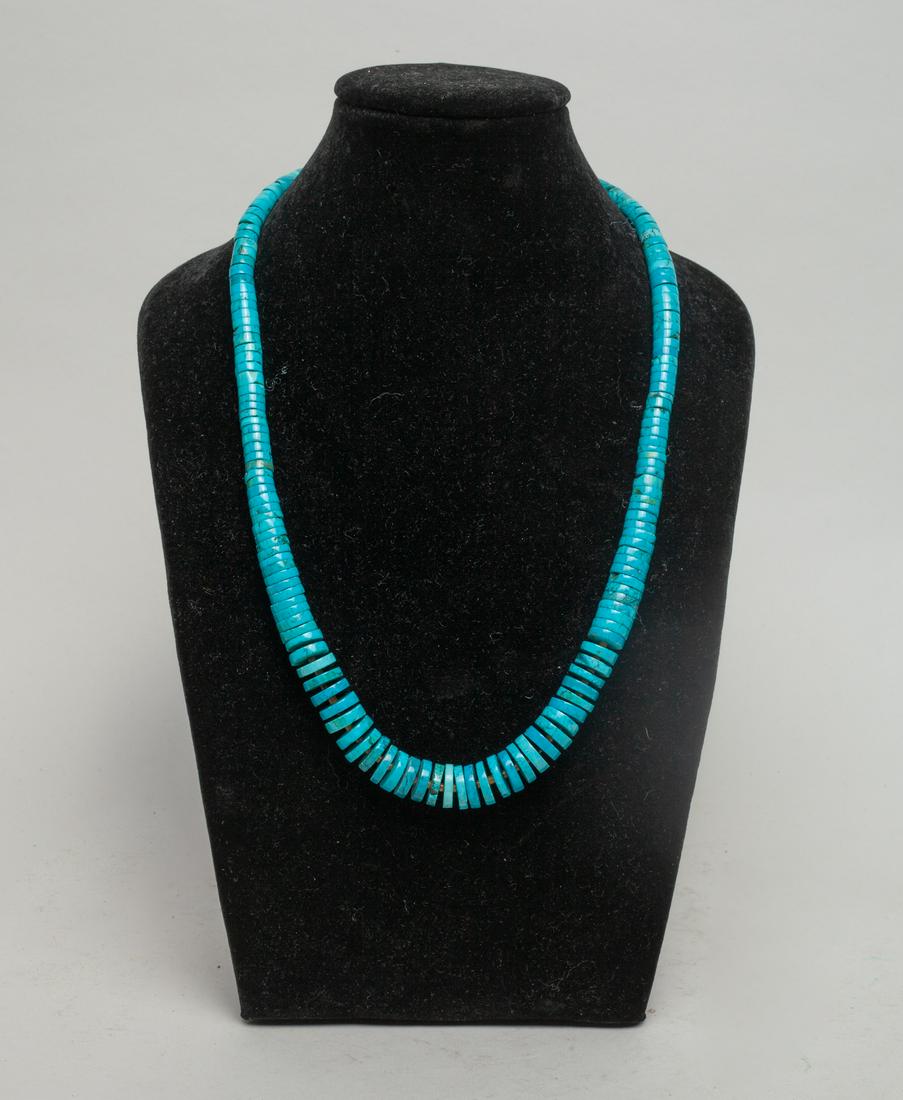 Zuni Type Turquoise Like Necklace (1 of 7)