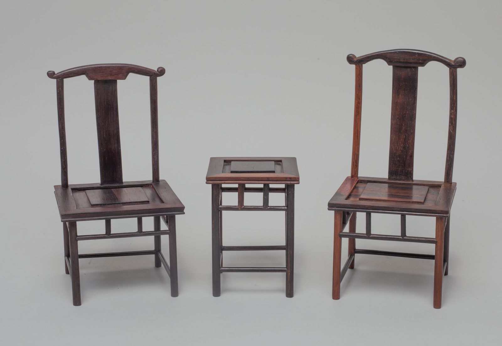 Collectible Miniature Chinese Wood Table Wares (1 of 10)