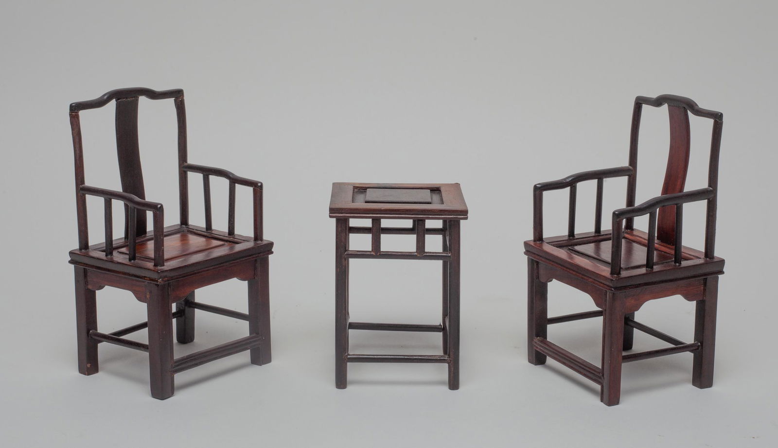 Collectible Miniature Chinese Wood Table Sculpture (1 of 8)