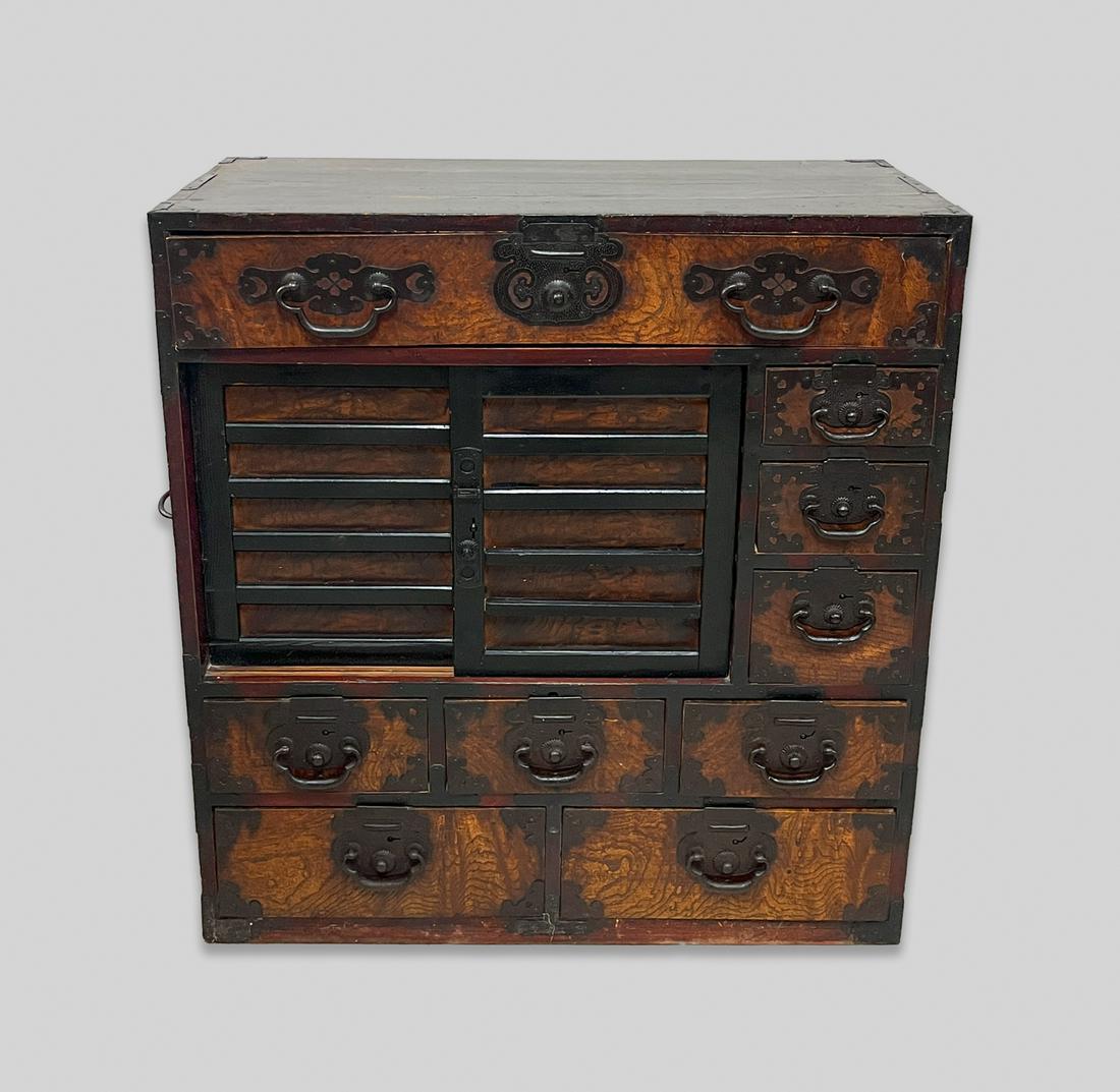 Antique Korean Joseon Wood Cabinet (1 of 12)