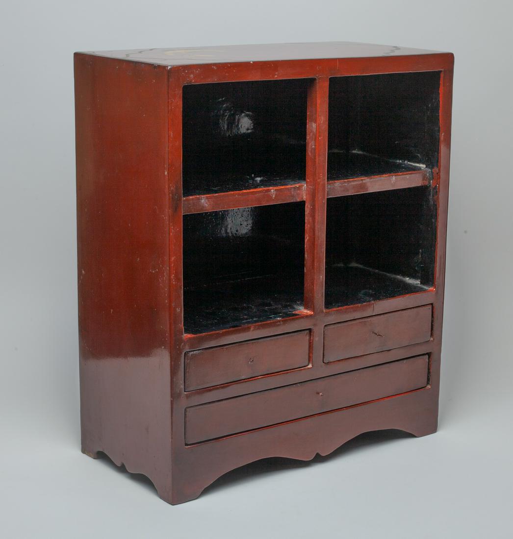 Antique Chinese Lacquer Table Cabinet (1 of 10)