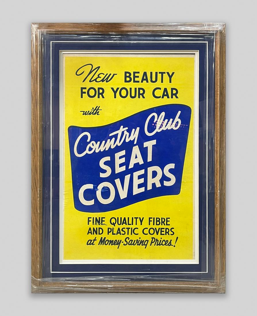 Vintage Poster of Country Club Seat Covers (1 of 8)